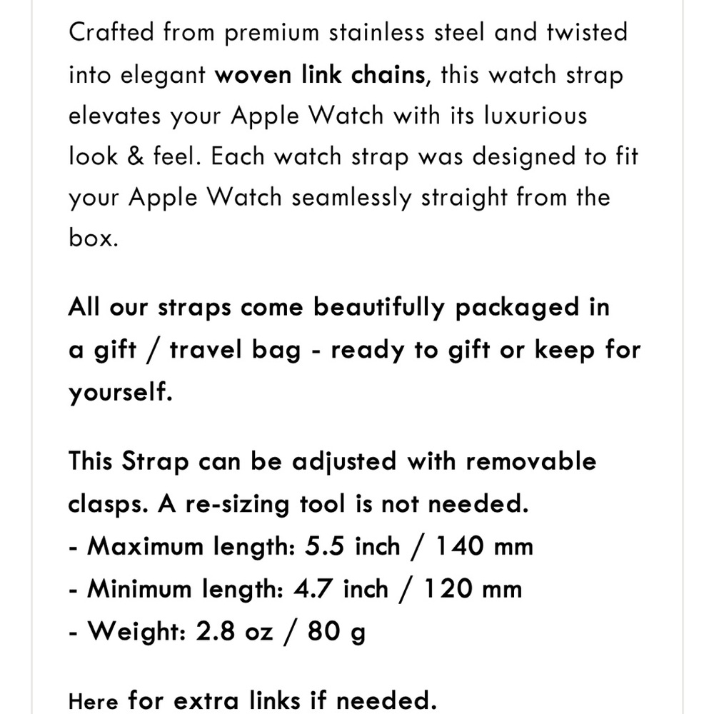 Goddess Stainless Steel Strap - Silver Gem - Picture 6 of 6